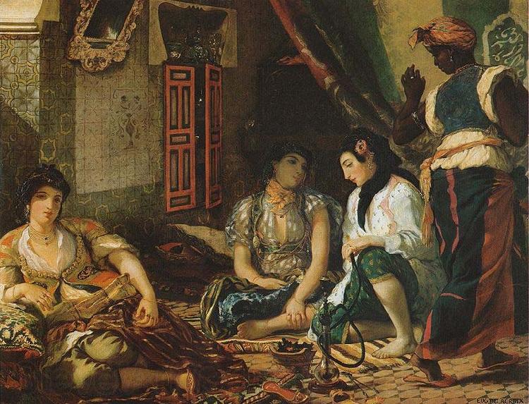 Eugene Delacroix The Women of Algiers